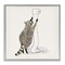 Stupell Industries Raccoon Toilet Paper Hoarder Framed Giclee Art